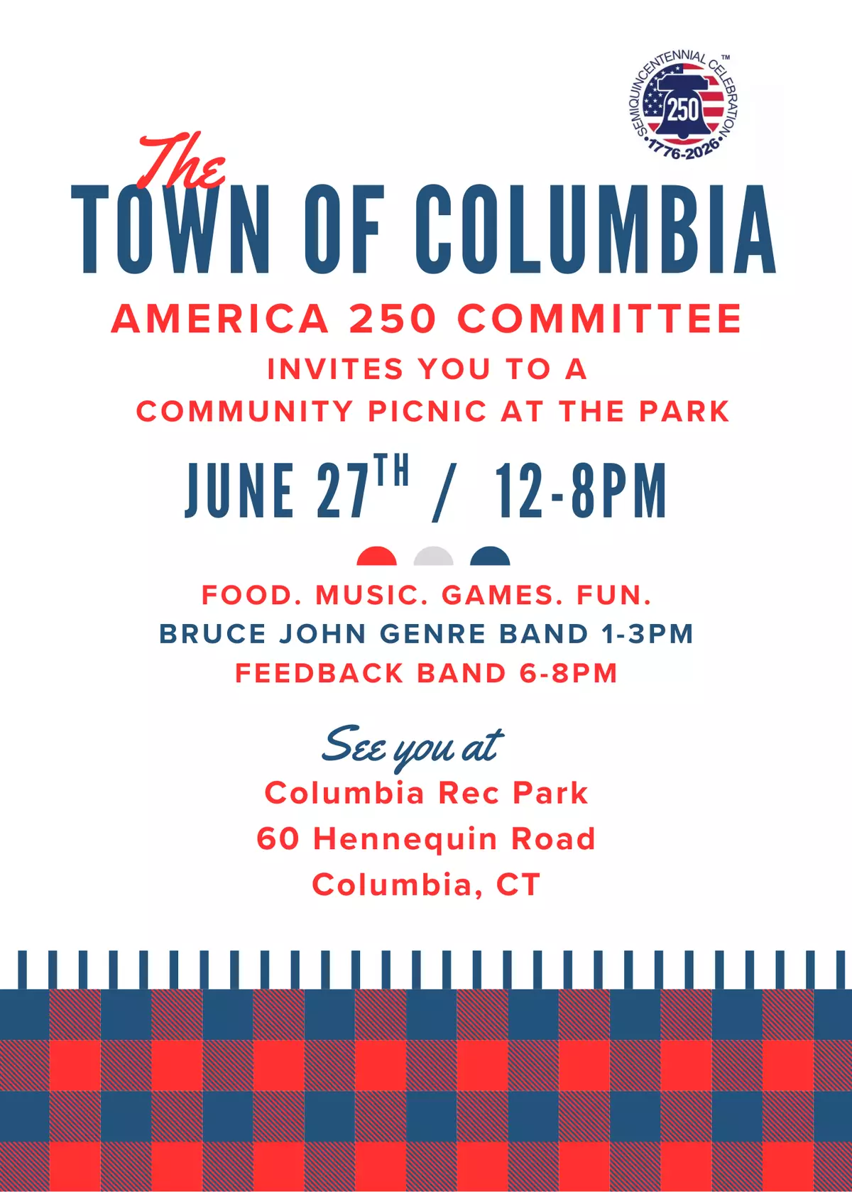 Community Picnic at the Park