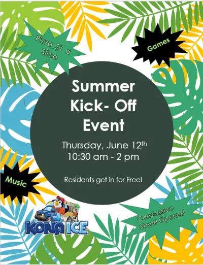 Summer Kick-Off Event at the Town Beach on 6/12/25!