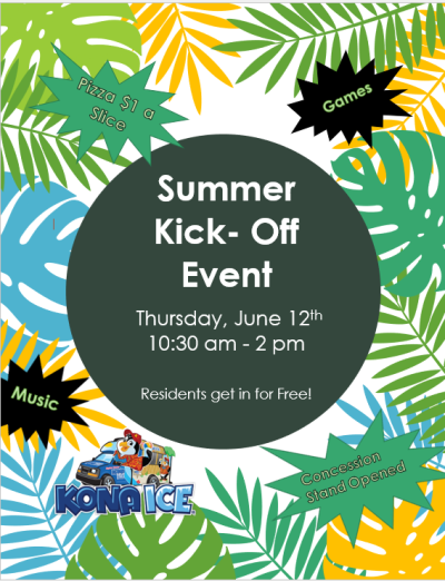 Summer Kick-Off Event at the Town Beach on 6/12/25!